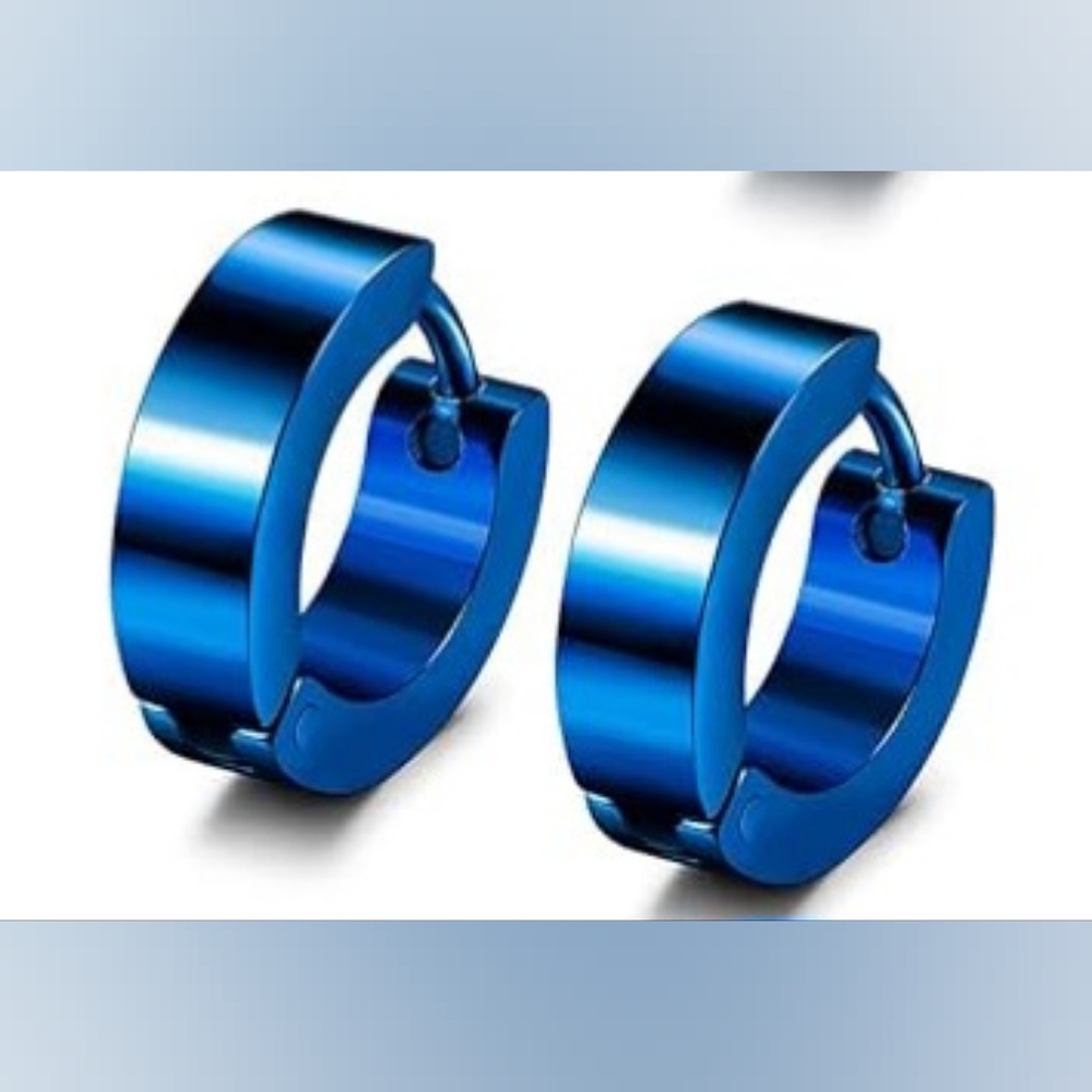 JStyle Stainless Steel Hoop Earrings